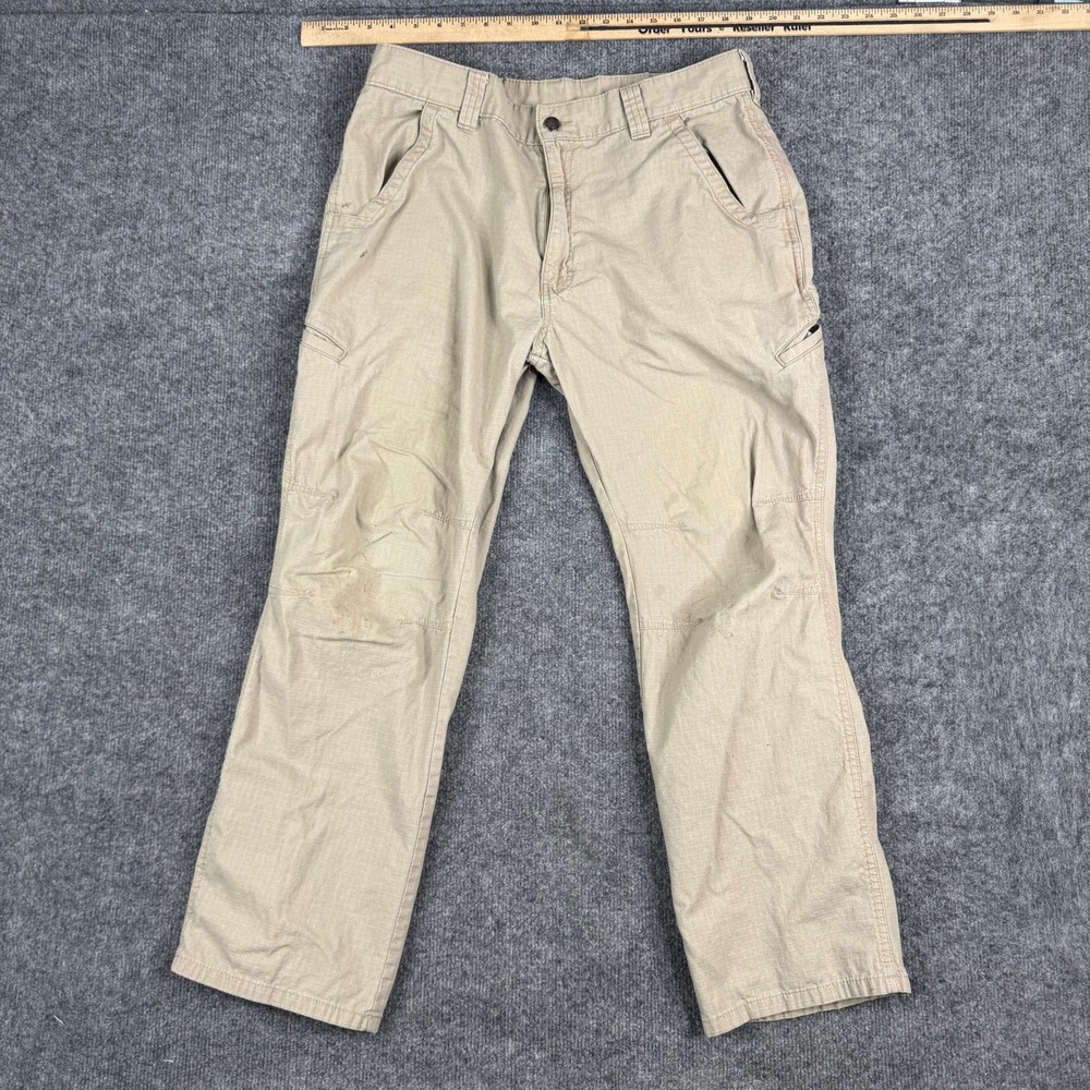 5.11 Tactical Pants Mens Size 34x30 Beige Ripstop Cotton Straight Leg Work Cargo